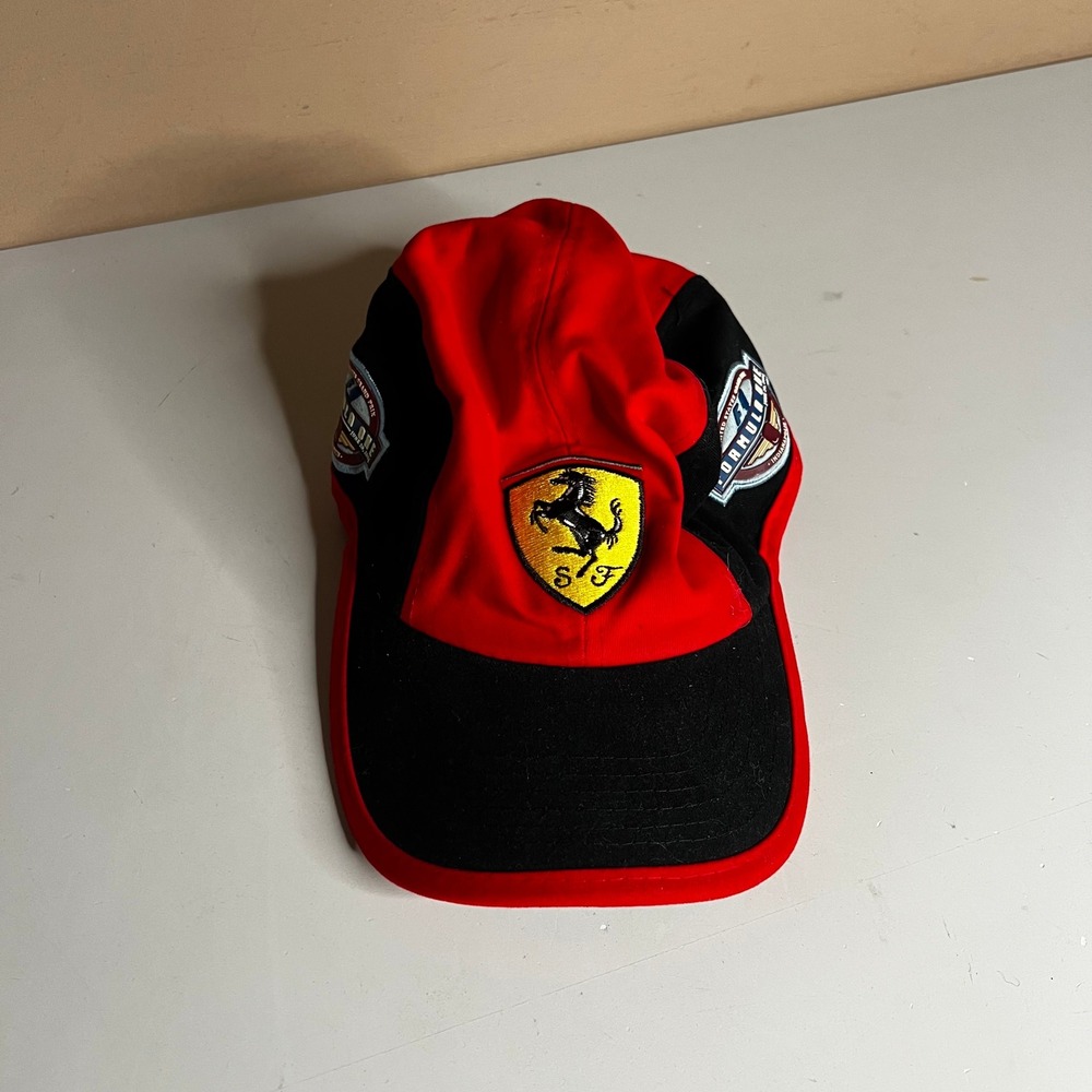 Ferrari Formula 1 US Grand Prix Hat Indianapolis 2004 Red Black Racing Cap